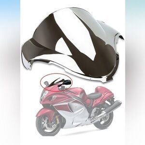 Motorcycle Windshield Windscreen Double Bubble for Hayabusa GSXR1300 NEW
